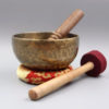 Tibetan Handmade Singing Bowl Cushion in Two Beautiful Colors by Garden of Alice