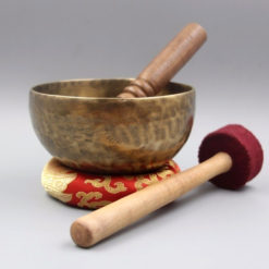 Tibetan Handmade Singing Bowl Cushion in Two Beautiful Colors by Garden of Alice