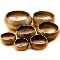 Tibetan Ceremony Grade Hand Hammered Singing Bowl in Seven Sizes by Garden of Alice